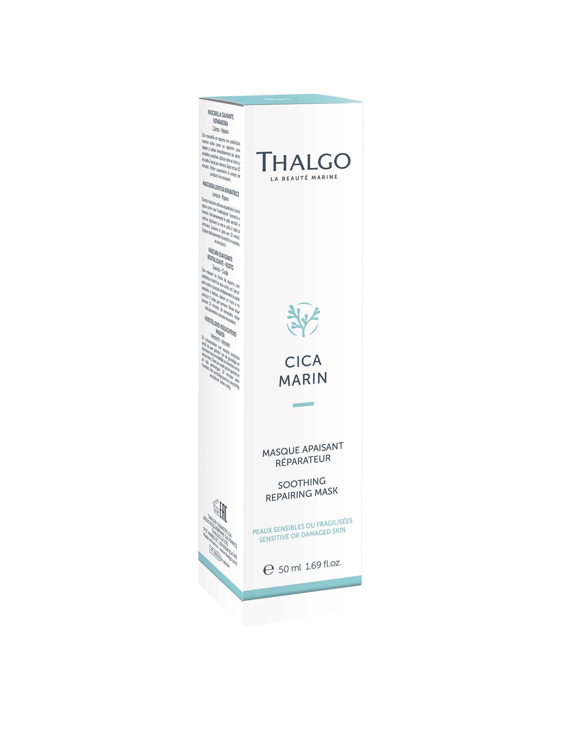 THALGO SOOTHING REPAIRING MASK - Karhealle, kuivalle iholle. Psori- ja atooppiselle iholle sekä couperosalle.